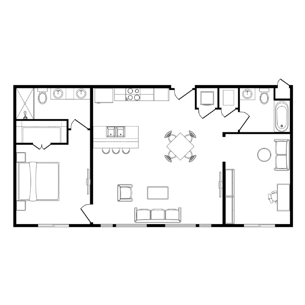 Dogwood floor plan, residence 1203