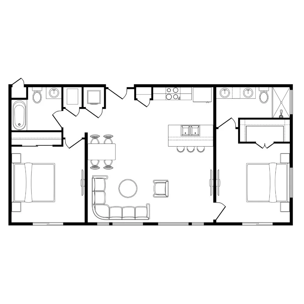 Eastwood floor plan, residence 1309