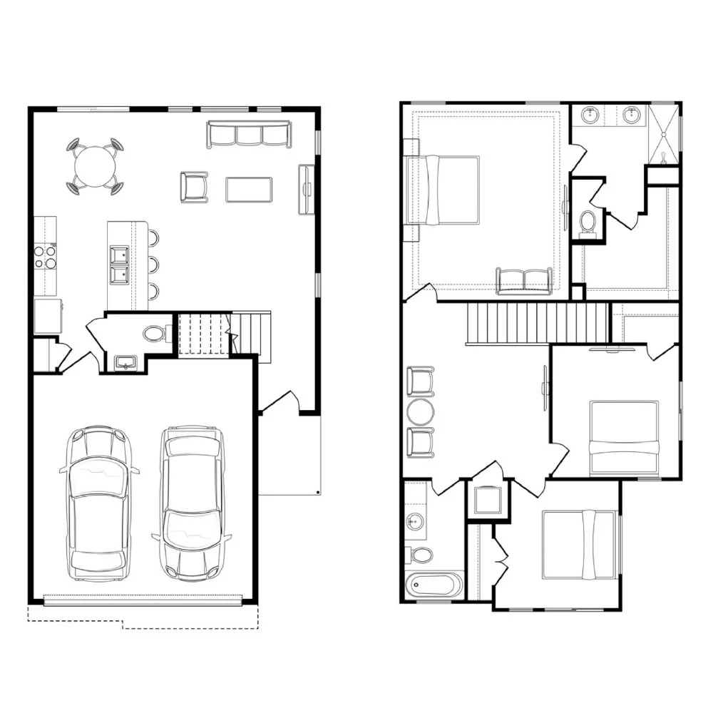 Kendra floor plan, residence 2101