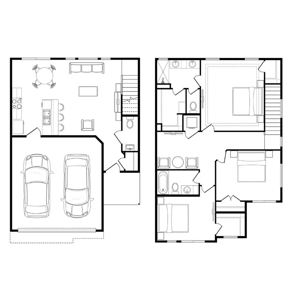 Jester floor plan, residence 3101