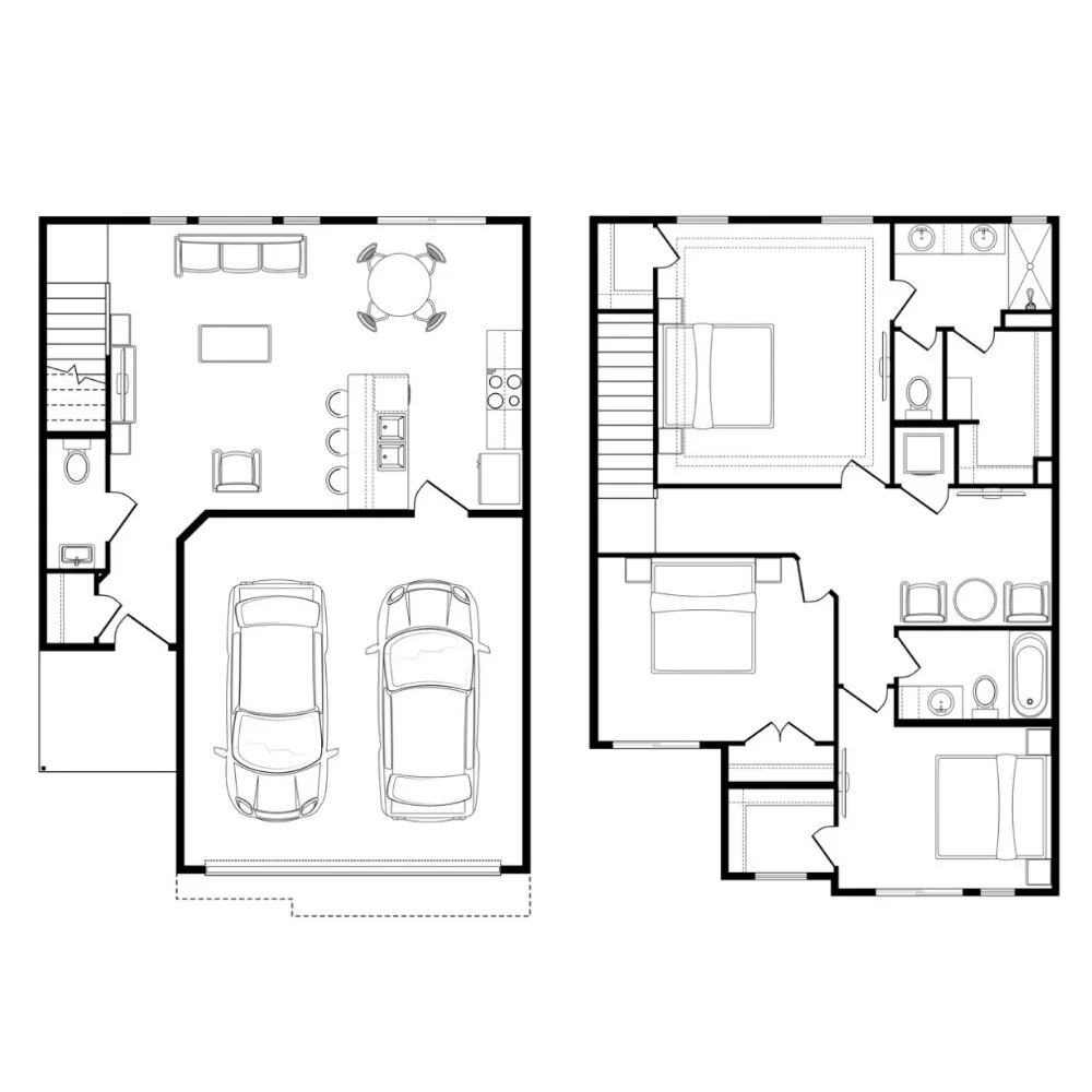 Jewel floor plan, residence 3102