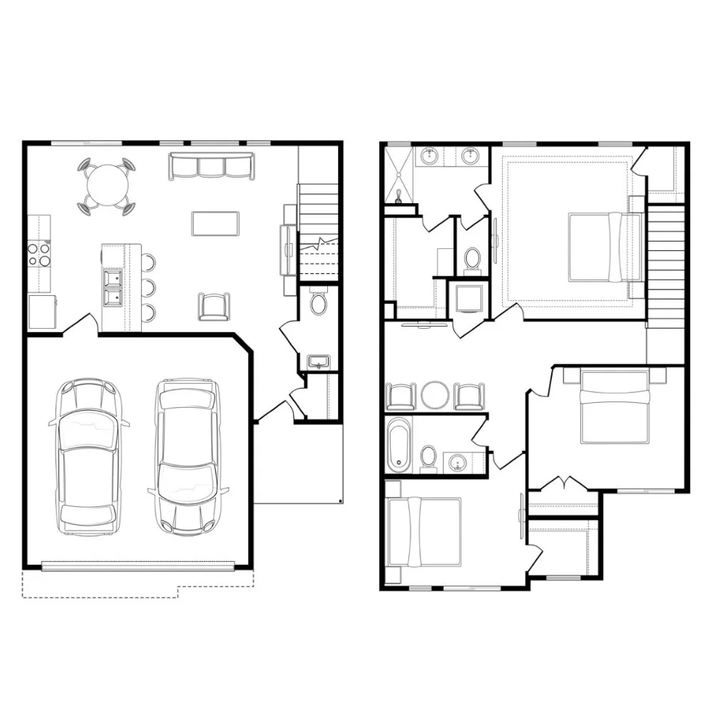 Jewel floor plan, residence 3103