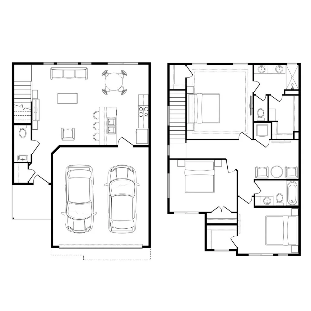 Jester floor plan, residence 3104