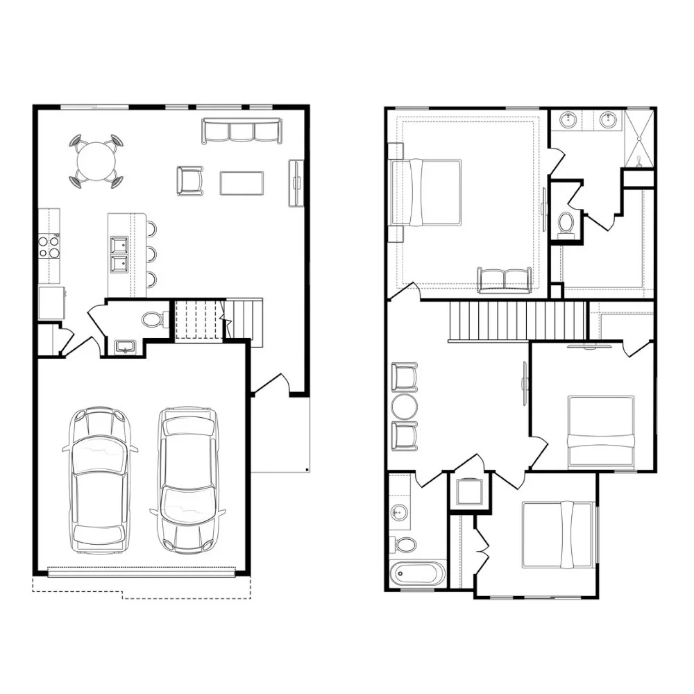 Kirbey floor plan, residence 4103
