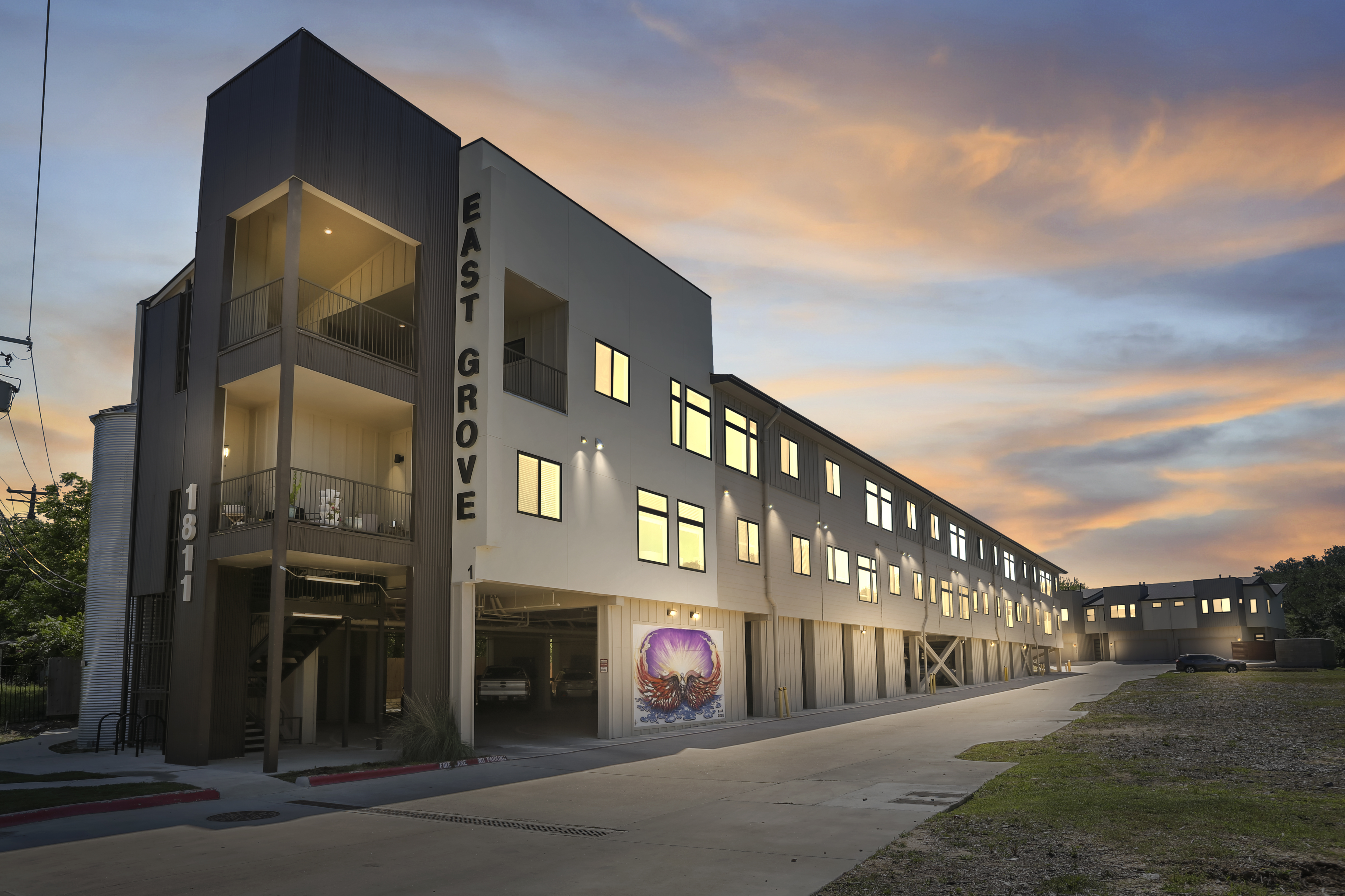 East Grove residence — twilight-4A4A1696